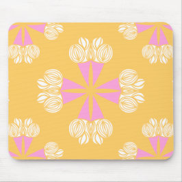 Mousepad Buquê de Verão Ousado em Dourado