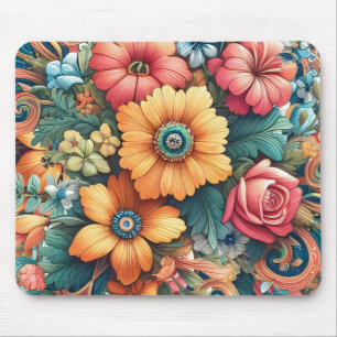 Mousepad Buquê Deslumbrante de Flores
