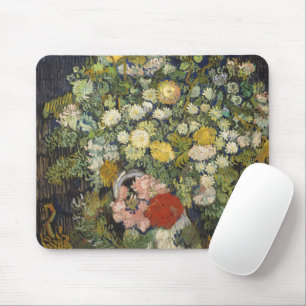 Mousepad Buquê Floral Impressionista Vintage Van Gogh