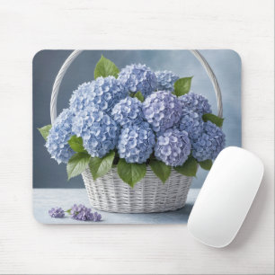 Mousepad Buquê Hydrangea num cesto