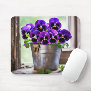 Mousepad Buquê Pansy Roxo