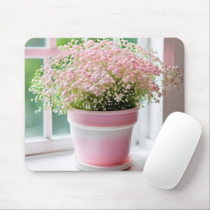 Mousepad Buquê Respiratório do Bebê Rosa