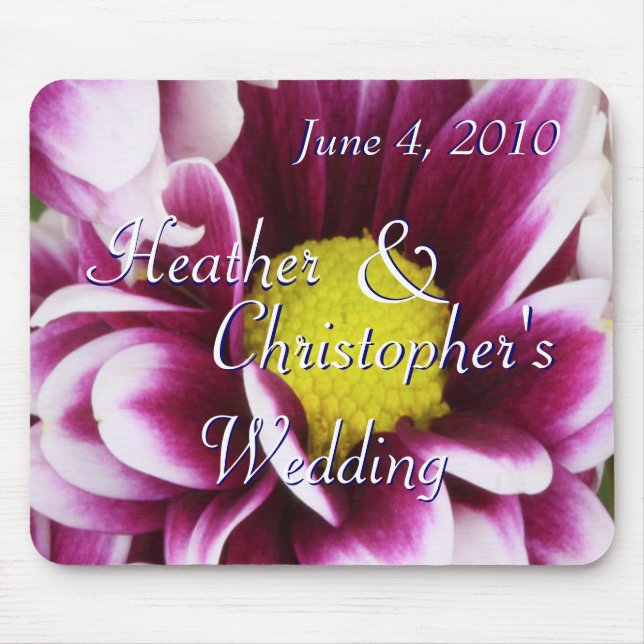 Mousepad Buquê roxo (Frente)