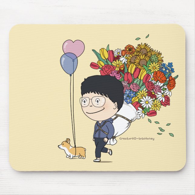 Mousepad buquê sosoHoney(68) (Frente)