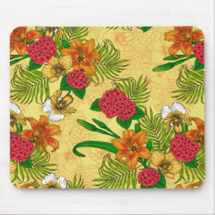 Mousepad Buquê tropical