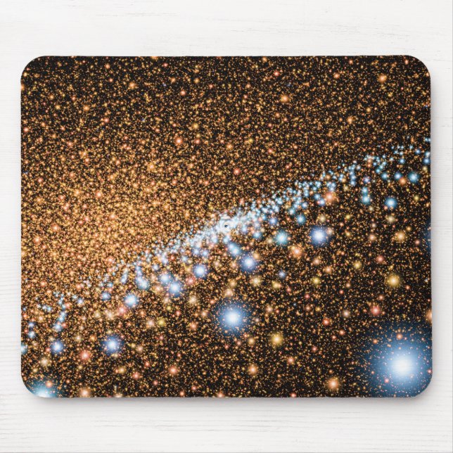 Mousepad Buraco Negro de Andrômeda Estrelas Azuis - Conceit (Frente)