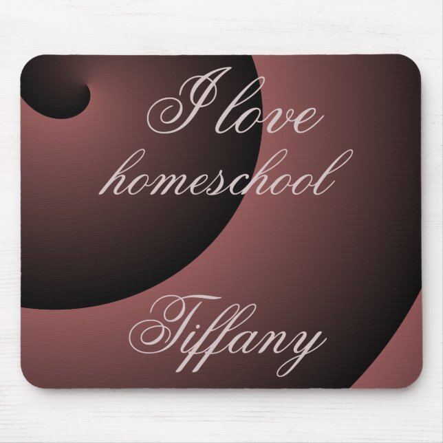 Mousepad Burgundy Swirls (Frente)
