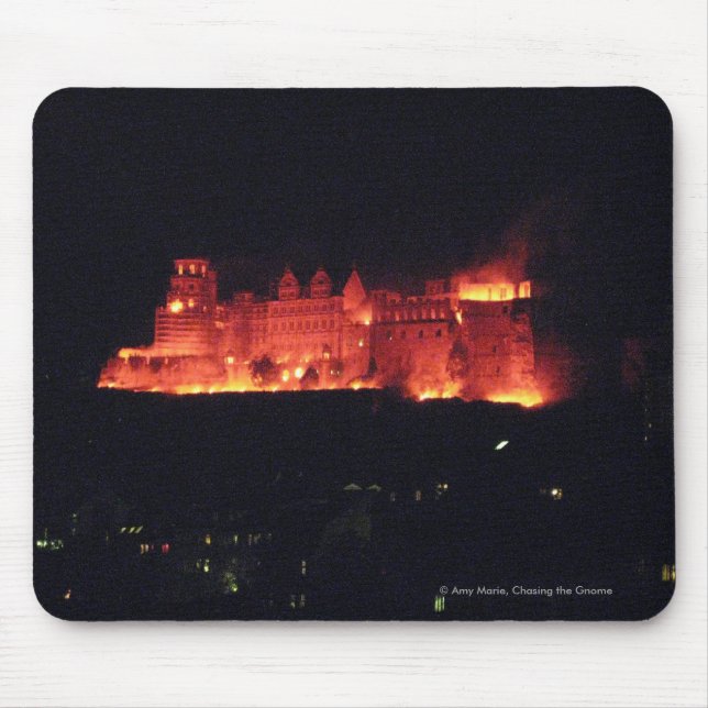 Mousepad Burning do castelo de Heidelberg (Frente)