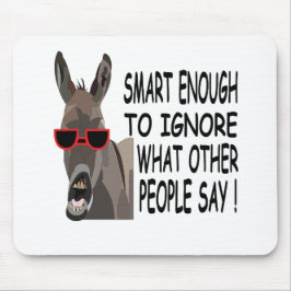 Mousepad Burro Inteligente Legal