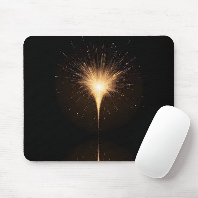 Mousepad Burst de Ano ouro (Com mouse)