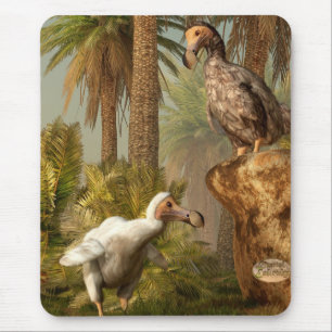 Mousepad Busca do couro cru N do Dodo