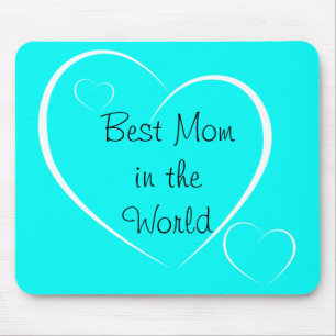 Mousepad Busepad Turquesa Heart