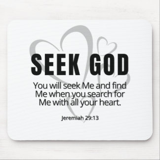 Mousepad Busque a Deus Jeremiah 29:13 SpeakCristo Inspiraci