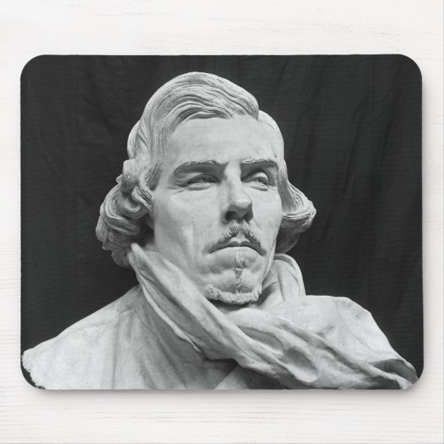 Mousepad Busto de Eugene Delacroix (Frente)