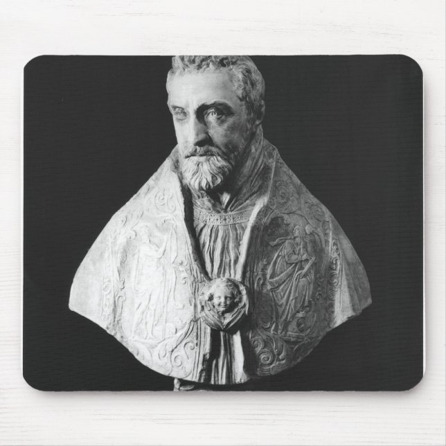 Mousepad Busto do retrato do d'Escoubleau de Francois (Frente)