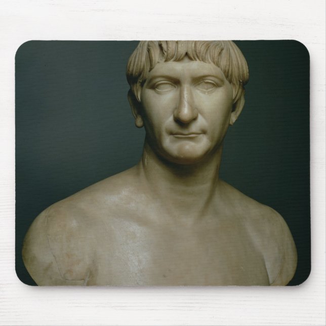 Mousepad Busto do retrato do imperador Trajan (53-117 (Frente)