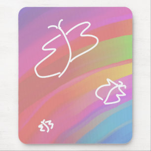 Mousepad Butterfys esculpidos