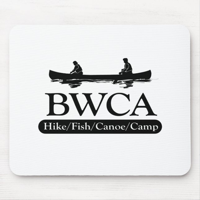 Mousepad BWCA / Campo de canoa de peixe de Hike (Frente)