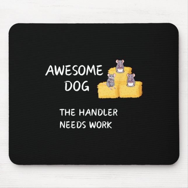 Mousepad Byrn Hunt - Café - Manipulador De Cachorros Incrív (Frente)