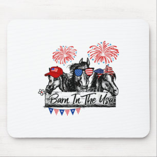 Mousepad Byrn Nos Eua Cavalos Engraçados Cavalo 4 De Julho