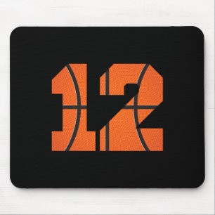 Mousepad Bysketbyll Boys Birthday Bbyll Player 12