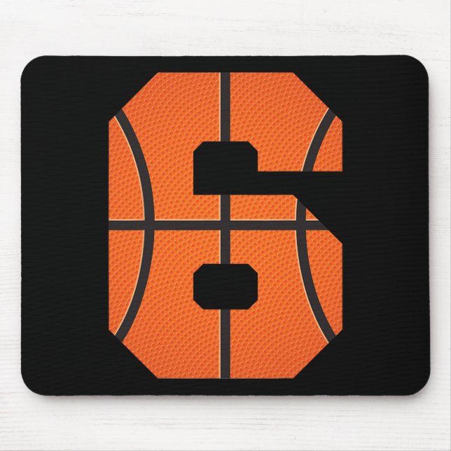 Mousepad Bysketbyll Boys Birthday Bbyll Player 6 (Frente)