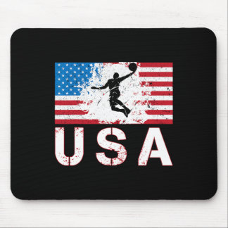 Mousepad Bysketbyll Estados Unidos Flag Us Bysketbyll Men W