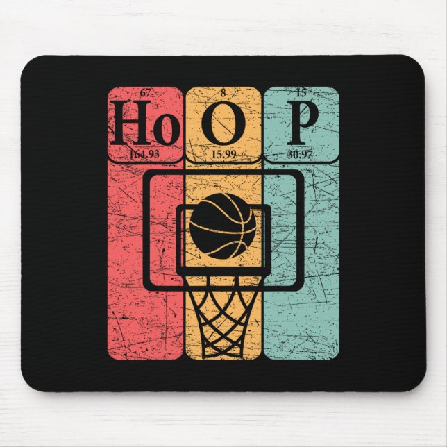 Mousepad Bysketbyll Periódico de Elementos de Mesas Nerd Ci (Frente)