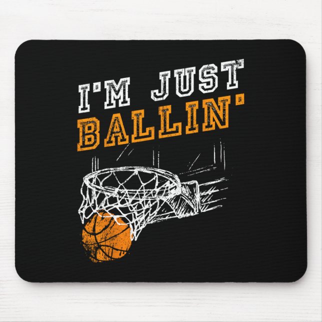 Mousepad Bysketbyll S Para Jovens Homens Jogador De Jovens  (Frente)