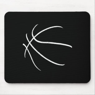 Mousepad Bysketbyll Silhouette Bbyll Player Coach Sports Po
