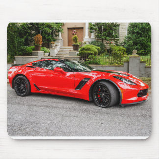 Mousepad C7 vermelho Chevrolet Corvette