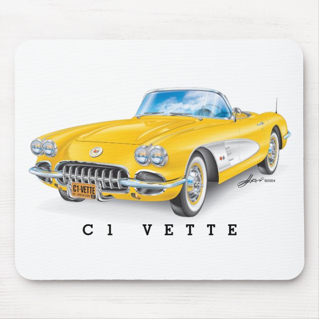 MOUSEPAD C-ONE AUTOMOBILE ART (Frente)