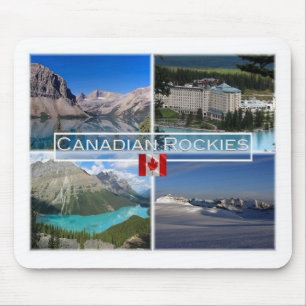 Mousepad CA Canada - Arco Lake - Banff National Park -