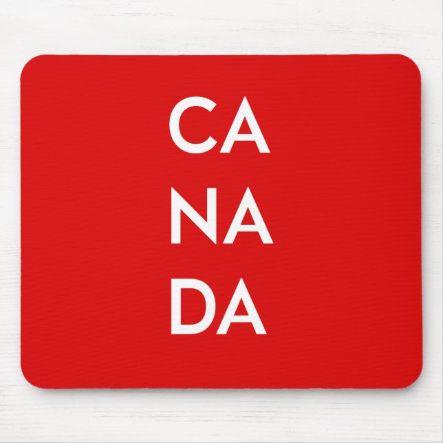 Mousepad Ca Na Da Canada Dark Monotone (Frente)