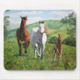 Mousepad caballos