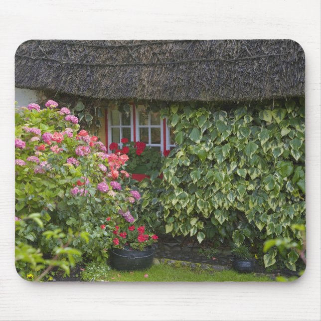 Mousepad Cabana com telhado de colmo, Adare, Condado de Lim (Frente)