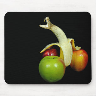 Mousepad cabeça da banana do cobra do chocalho