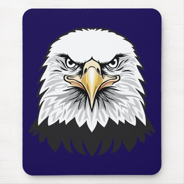 Mousepad Cabeça de águia americana (Frente)