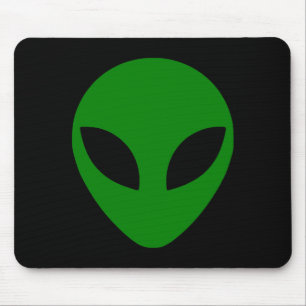 Mousepad Cabeça de Alienígena Verde