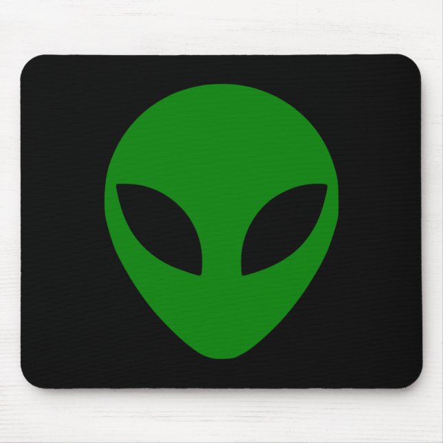 Mousepad Cabeça de Alienígena Verde (Frente)