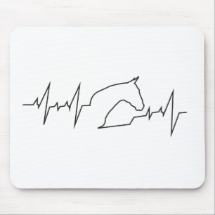 Mousepad Cabeça de Cavalo com Pulso Cardíaco