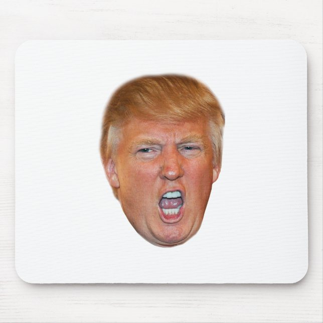 Mousepad Cabeça de flutuação de Donald Trump (Frente)