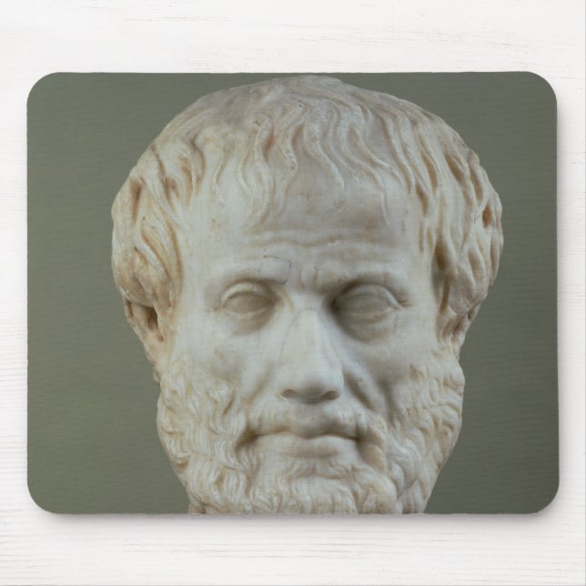 Mousepad Cabeça de mármore de Aristotle (Frente)