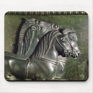 Mousepad Cabeça de um cavalo de um quadriga