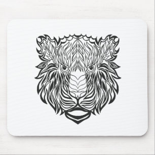 Mousepad Cabeça do tigre do estilo