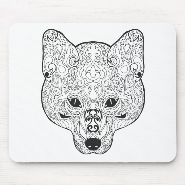 Mousepad Cabeça inspirada do Fox (Frente)