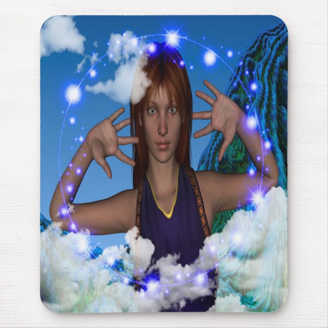 Mousepad Cabeça nas nuvens (Frente)