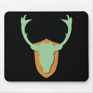 Mousepad Cabeça verde dos cervos