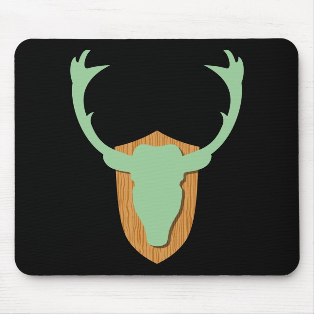 Mousepad Cabeça verde dos cervos (Frente)