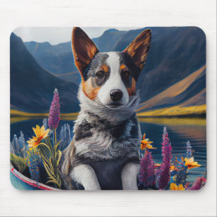 Mousepad Cabeçalho Azul em um Paddle: Uma Aventura Cênica